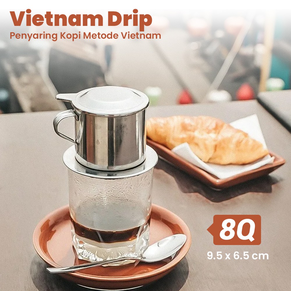 Coffee Drip Saringan Kopi Vietnam Dripper Stainless Steel