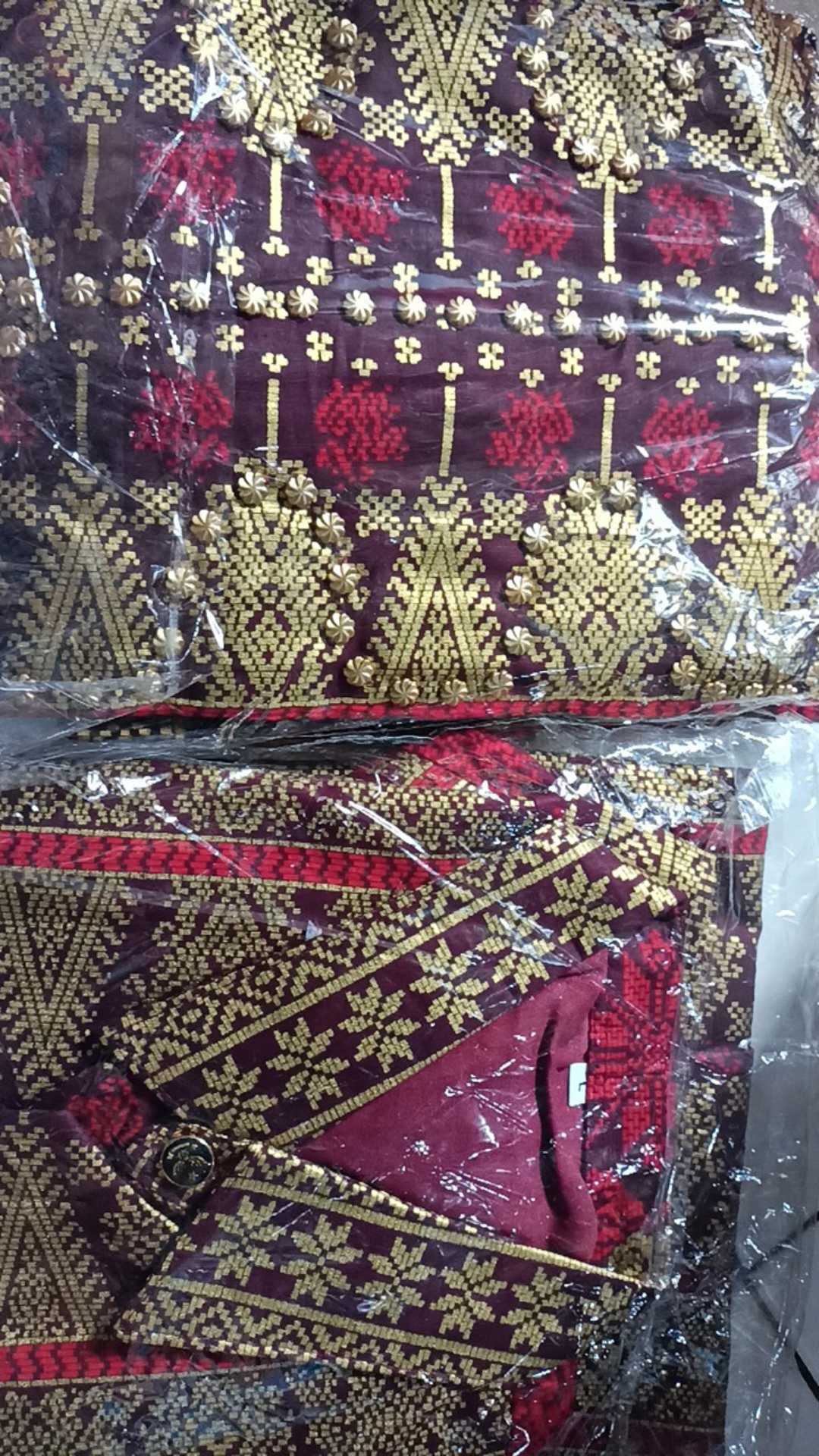Setelan Batik Songket Palembang Mewah & Elegant Couple Keluarga