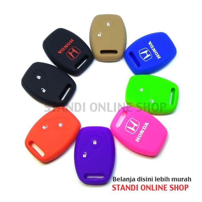 Silicone Remote Cover Kunci Honda Mobilio Brio CRV Jazz Freed Accord Civic Stream City