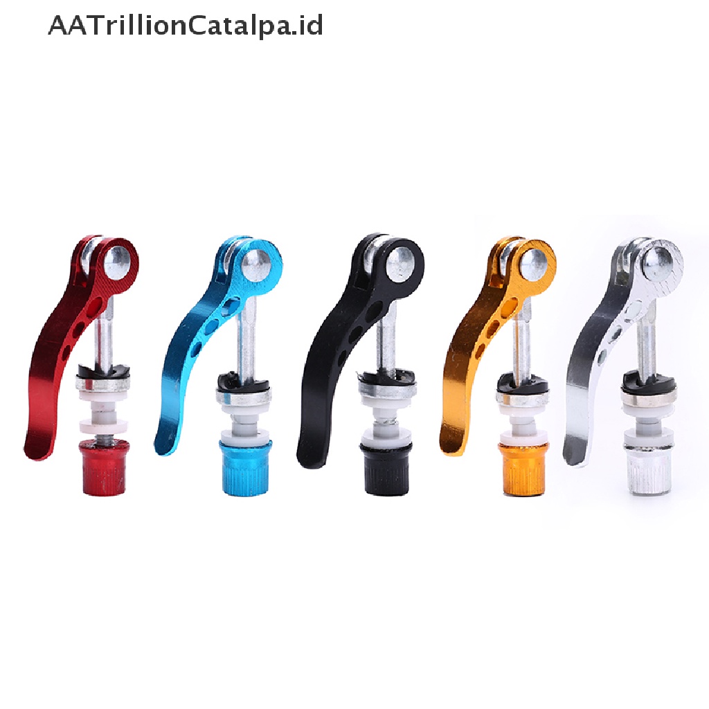 Aatrillioncatalpa 1pc Baut Quick Release Bahan Aluminum Alloy Untuk Tiang Sadel Sepeda