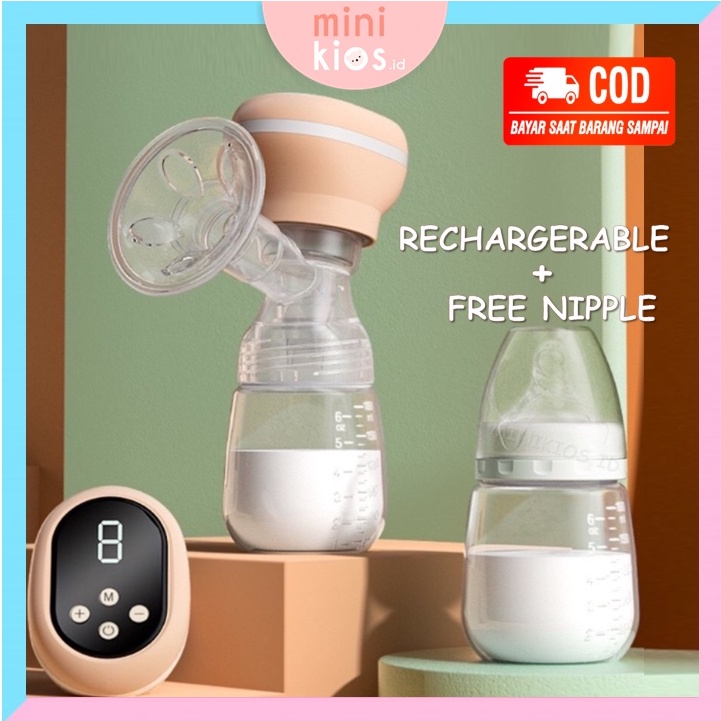 Rechargerable - Pompa Asi Electrik / Single breast pump portable / PUMPING RECHARGERABLE BPA FREE