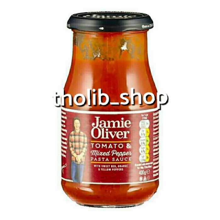 

Jamie oliver tomato & mixed pepper pasta sauce 400 gr