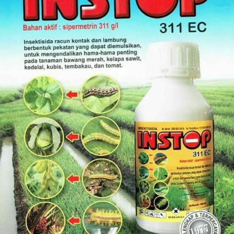 Insektisida Instop 311 EC 400 ml Pengendali Ulat Petrosida Murah