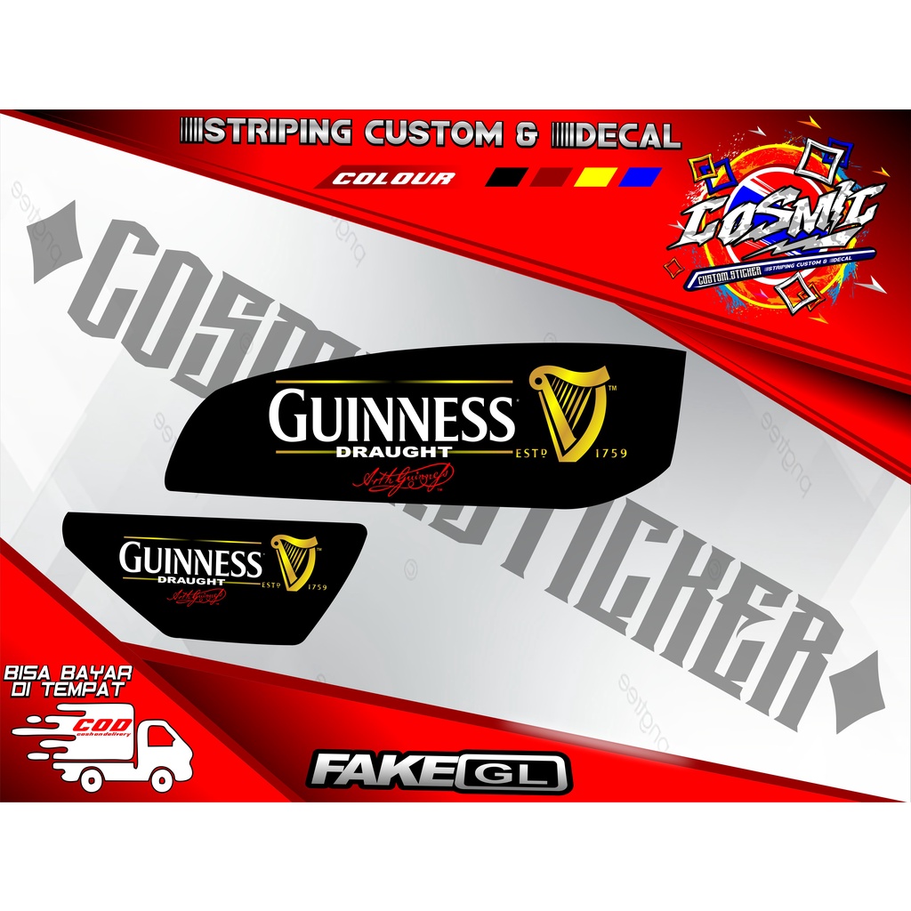 STRIPING GL 100 STIKER VARIASI DECAL STICKER MOTOR 13