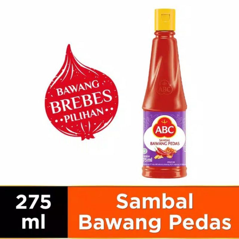 

ABC Sambal Bawang Pedas 275 ml