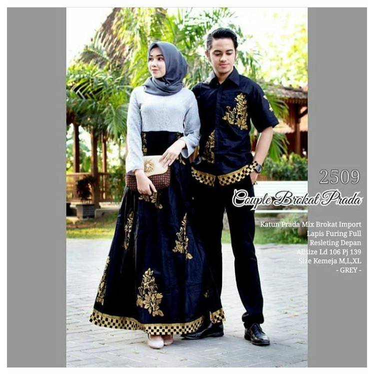 GROSIR BATIK COUPLE BROKAT PRADA