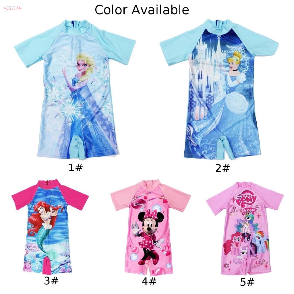 Romper Casual Nyaman Anak Perempuan Lengan Pendek Gambar Kartun Romper Casual Nyaman Anak Perempuan Lengan Pendek Gambar Kartun