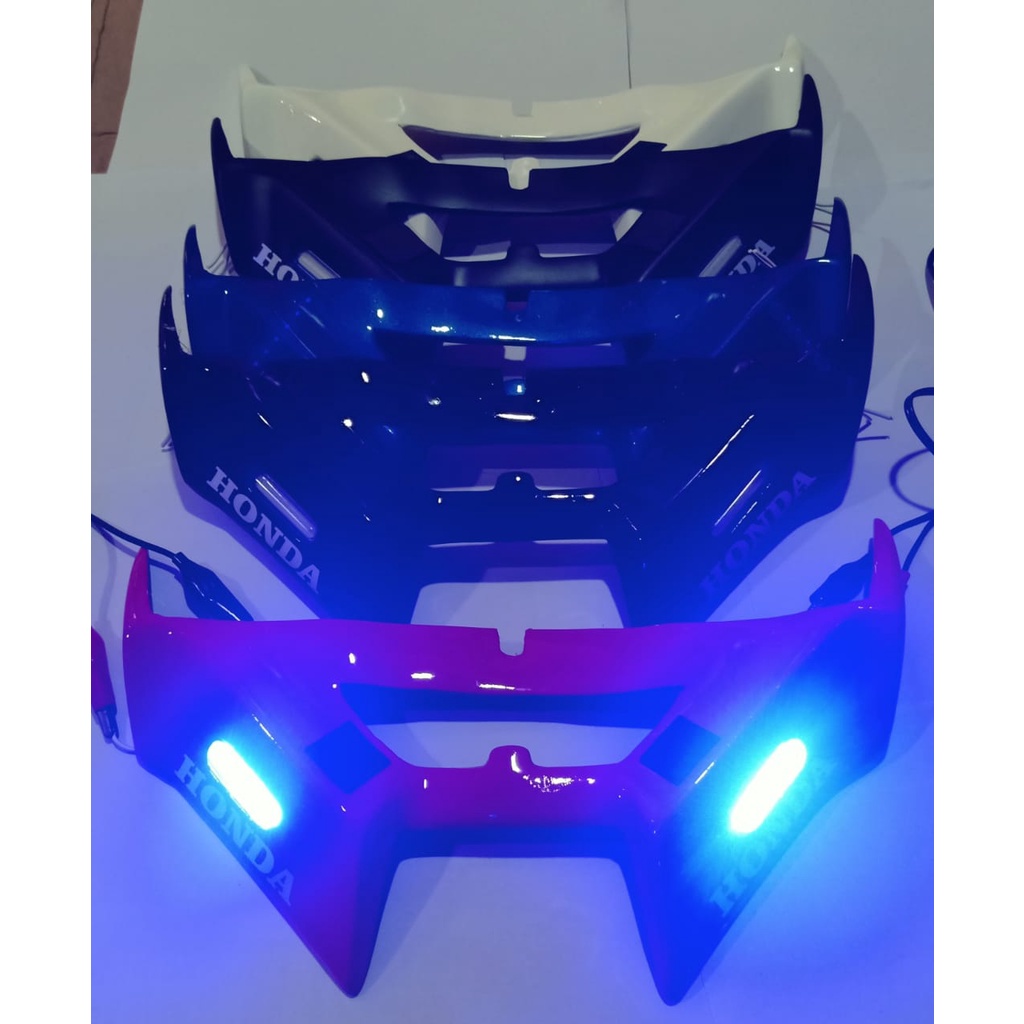 WINGLET BEAT KARBU BEAT FI LAMA PLUS LAMPU LED WINGLET BEAT 2016-2015