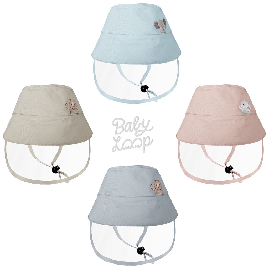 Baby Loop - Bucket Hat Baby + Shield - Topi Bayi