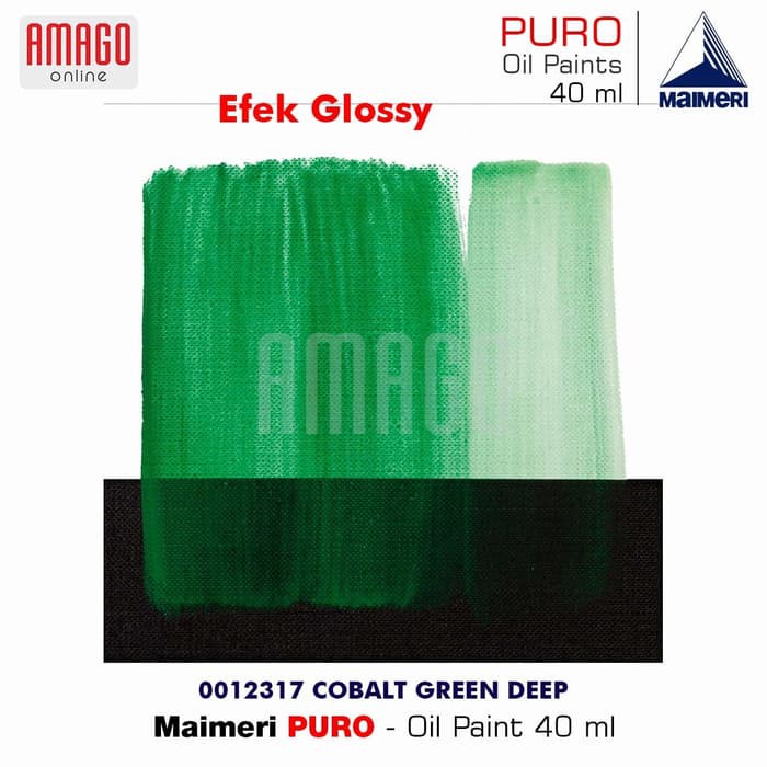 MAIMERI PURO - OIL PAINT - COBALT GREEN DEEP - 40ML - M0012317