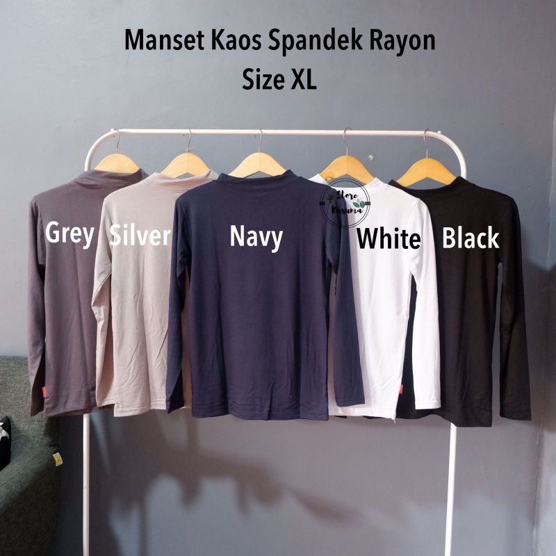 Manset Baju Size XL LD 79-88  bahan spandek rayon