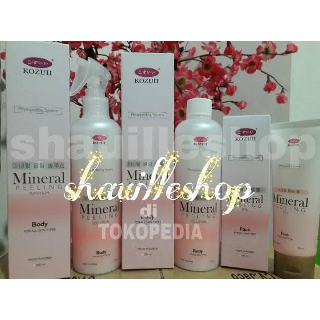 Perawatan Kulit/ Kozuii Mineral Peeling 100% Original Asli Jaco Tv / Perontok Daki