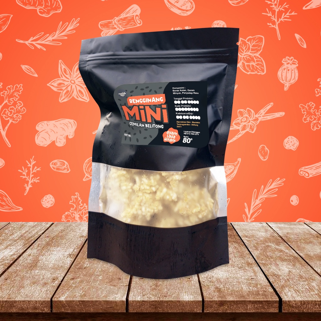 

Rengginang Mini Mandakini Rasa Ayam Lada Hitam