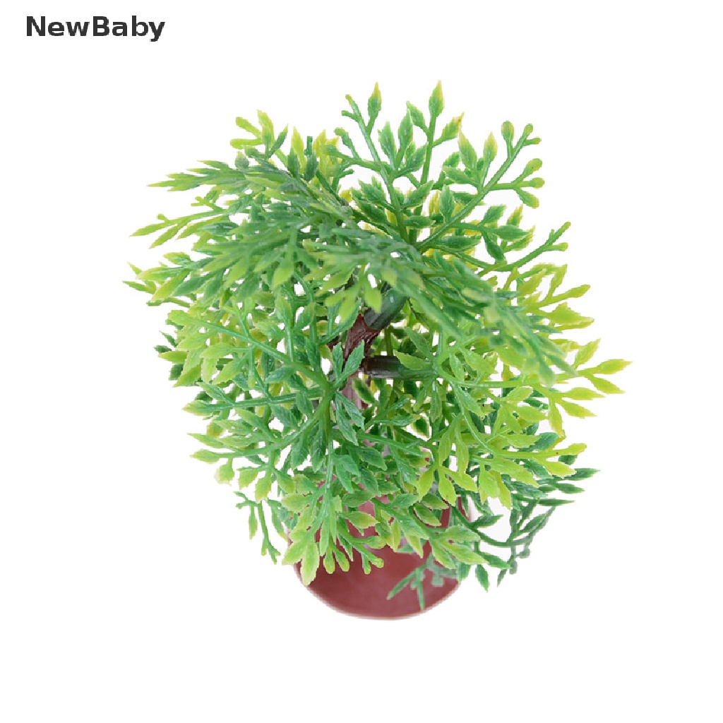 Newbaby Miniatur Pohon Hijau Tinggi 9cm Untuk Dekorasi Rumah Boneka