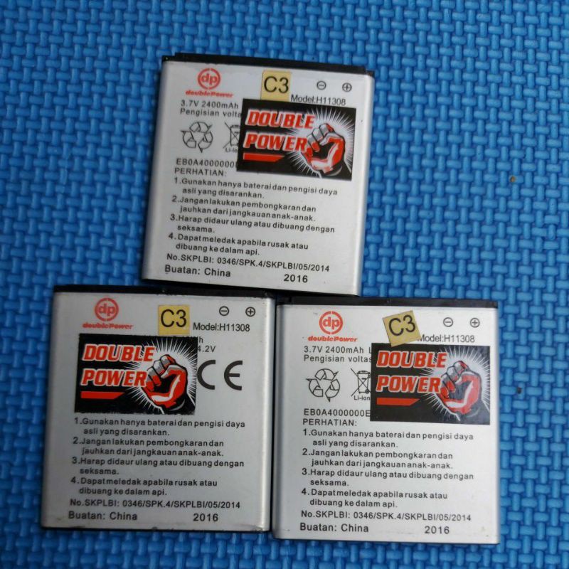 BATERAI DOBEL POWER SMARTFREN ANDROMEX C3 ( H11308)