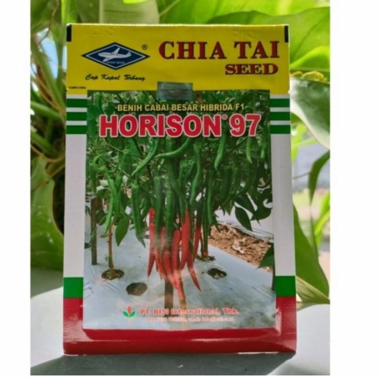 Wow Murah Meriah.. Benih Cabe Besar Hibrida F1 Horison 97 Tahan Virus Kemasan 10gr Original Pabrik
