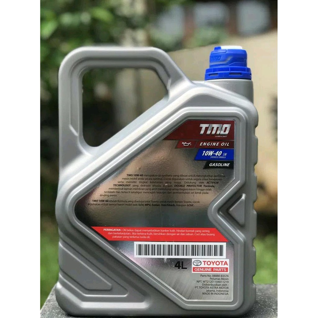 Best Price Oli Toyota Tmo 10W-40 Ori Api Sn Galon 4 Liter