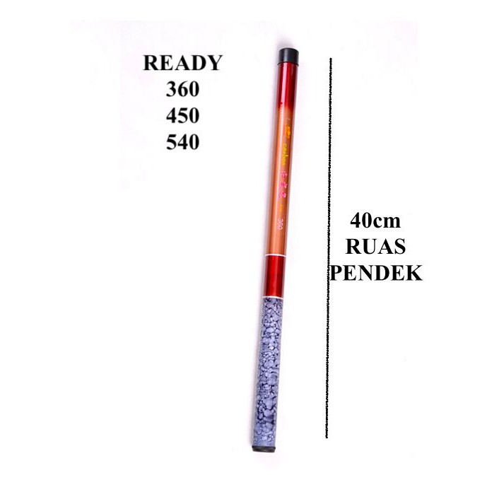 Joran tegek kagawa ruas pendek fiber 360