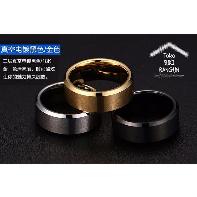 Ring Men / Cincin Pria Titanium Armor CLASSIC Stainless Steel MR-004