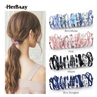 【Ready Stock】Rambut Karet Ikat Korea Karet Kunciran Rambut 