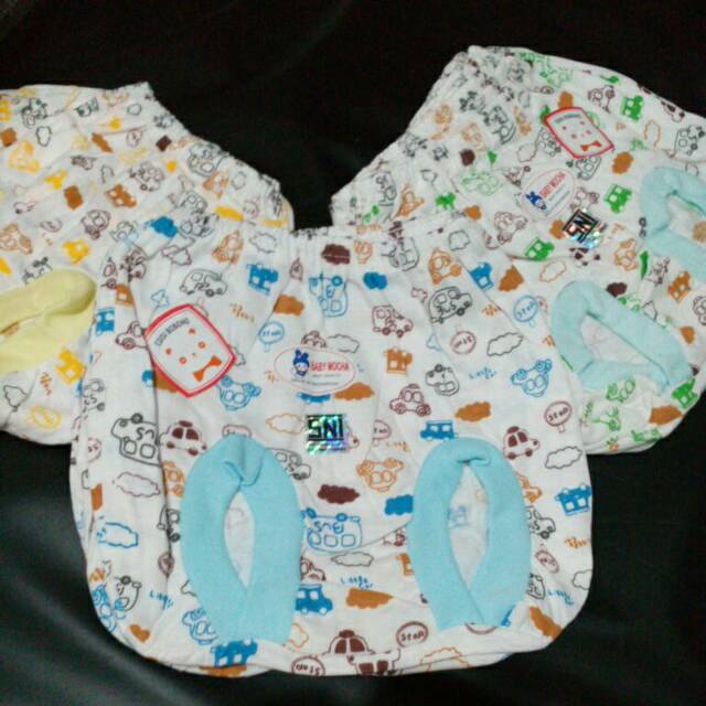 3pc Celana kacamata pop bayi usia 12m +