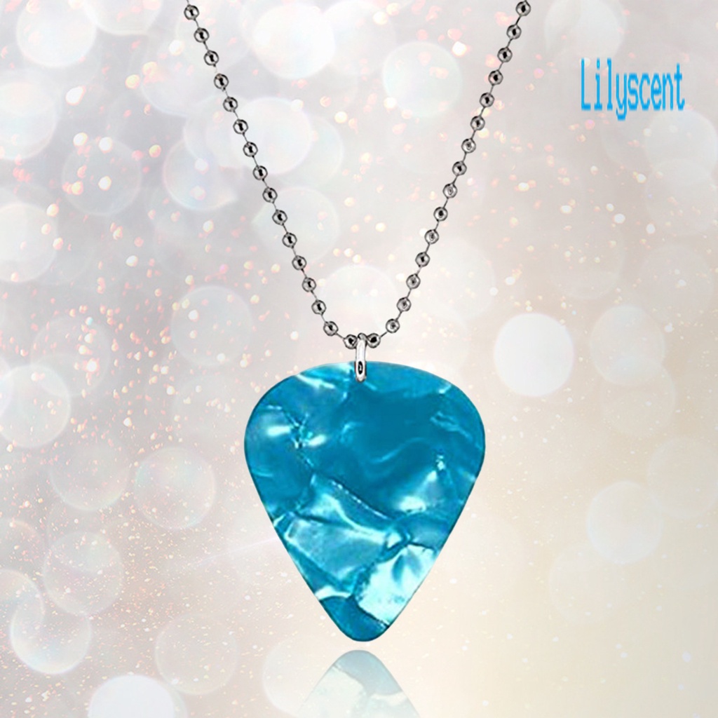Kalung Liontin Pick Gitar Untuk Unisex