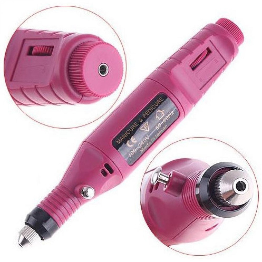 Electric Nail Drill Grinding Mesin Kikir Kuku Elektrik Bentuk Pena Alat Manicure Pedicure Perawatan Kuku Elektrik Electric Nail Manicure GS8