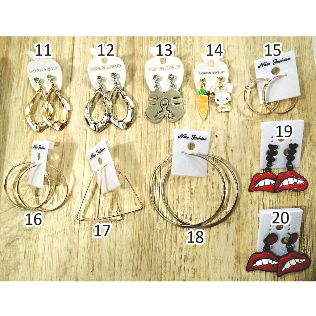 Anting Fashion Import Ala Korea Kekinian Aneka Varian Dan Model 308