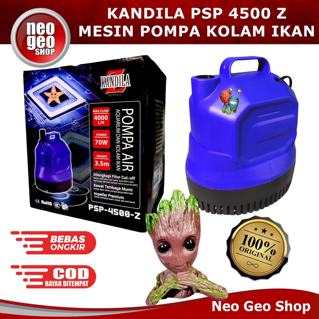 KANDILA PSP 4500Z PSP4500Z 4500 Z POMPA AIR CELUP KOLAM IKAN AQUARIUM