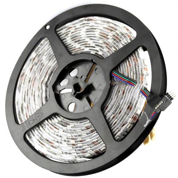 LED STRIP FLEXIBLE LIGHT WATERPROOF 5050 RGB 5M WITH 44 KEY REMOTE CONTROL