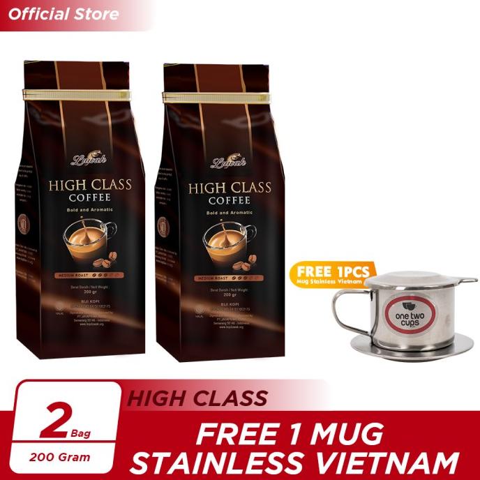 

Kopi Luwak High Class Medium Roast Powder 200gr Twin Pack -Diskon Besar