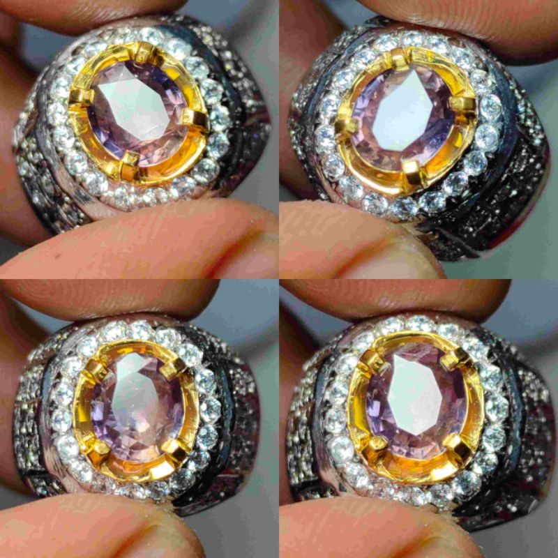NATURAL TRI COLOR SAPPHIRE 1.64 CTS