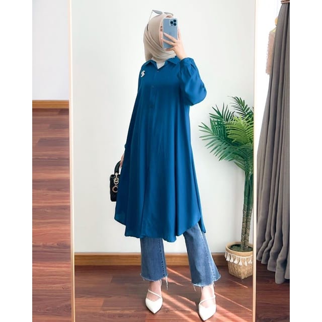 Tunik cheline - Tunik Wanita- Tunik Oversize