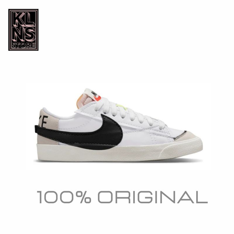 SEPATU NIKE BLAZER LOW 77 JUMBO BLACK WHITE