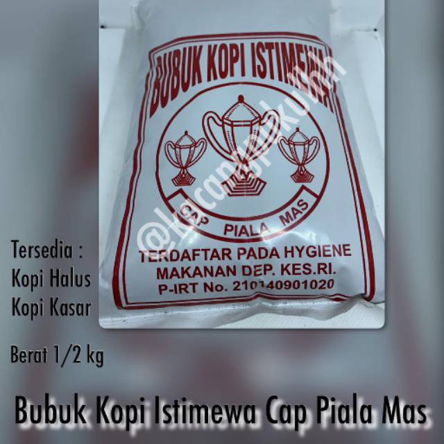 

Bubuk Kopi Cap 3 Piala Istimewa Ciri-Ciri Makanan Khas Bagansiapiapi Rokan Hilir Riau Wangi Halal
