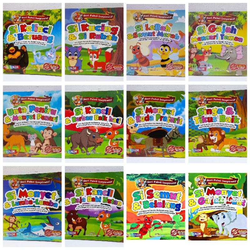 Buku Cerita Fabel Inspiratif Billingual Sandro