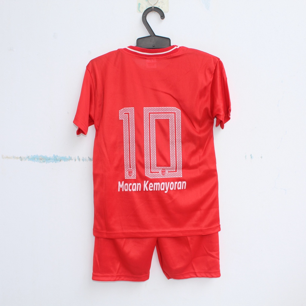 cod bisa sablon nama baju bola persija jakarta/setelan bola persija jakarta macan kemayoran