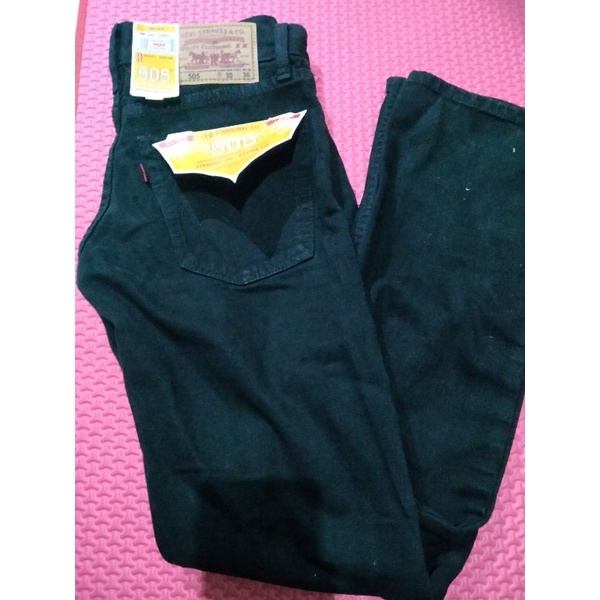 Celana Jeans Levis 505 original warna hitam