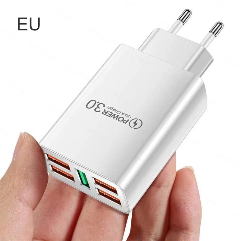 Tk Adapter Charger Dinding 5 Port Usb Qc3.0 5a 48w Fast Charging Untuk Handphone Universal