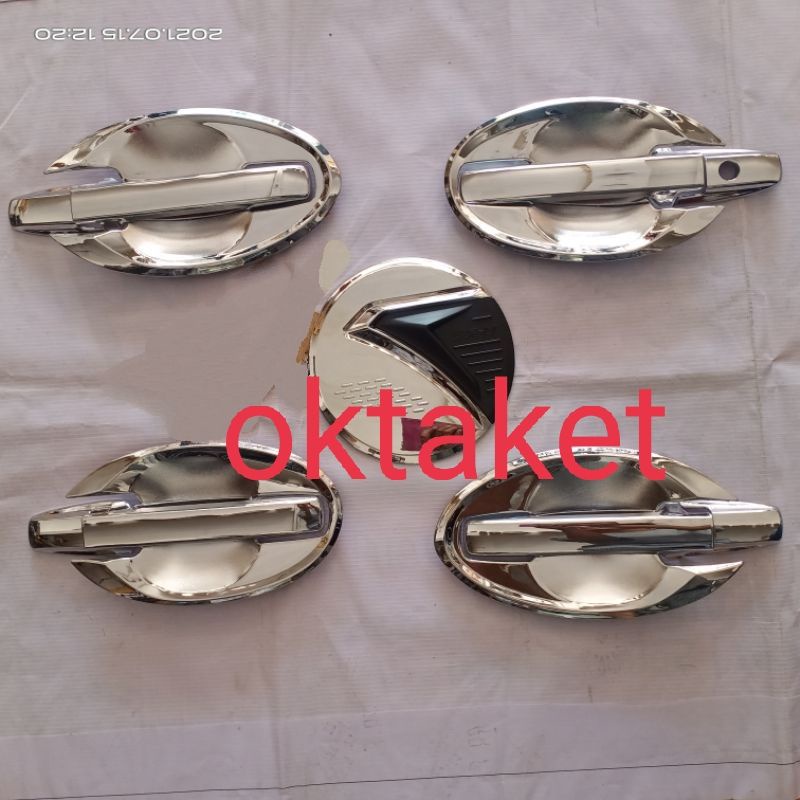 paket outer handle tank cover honda  Brv hitam