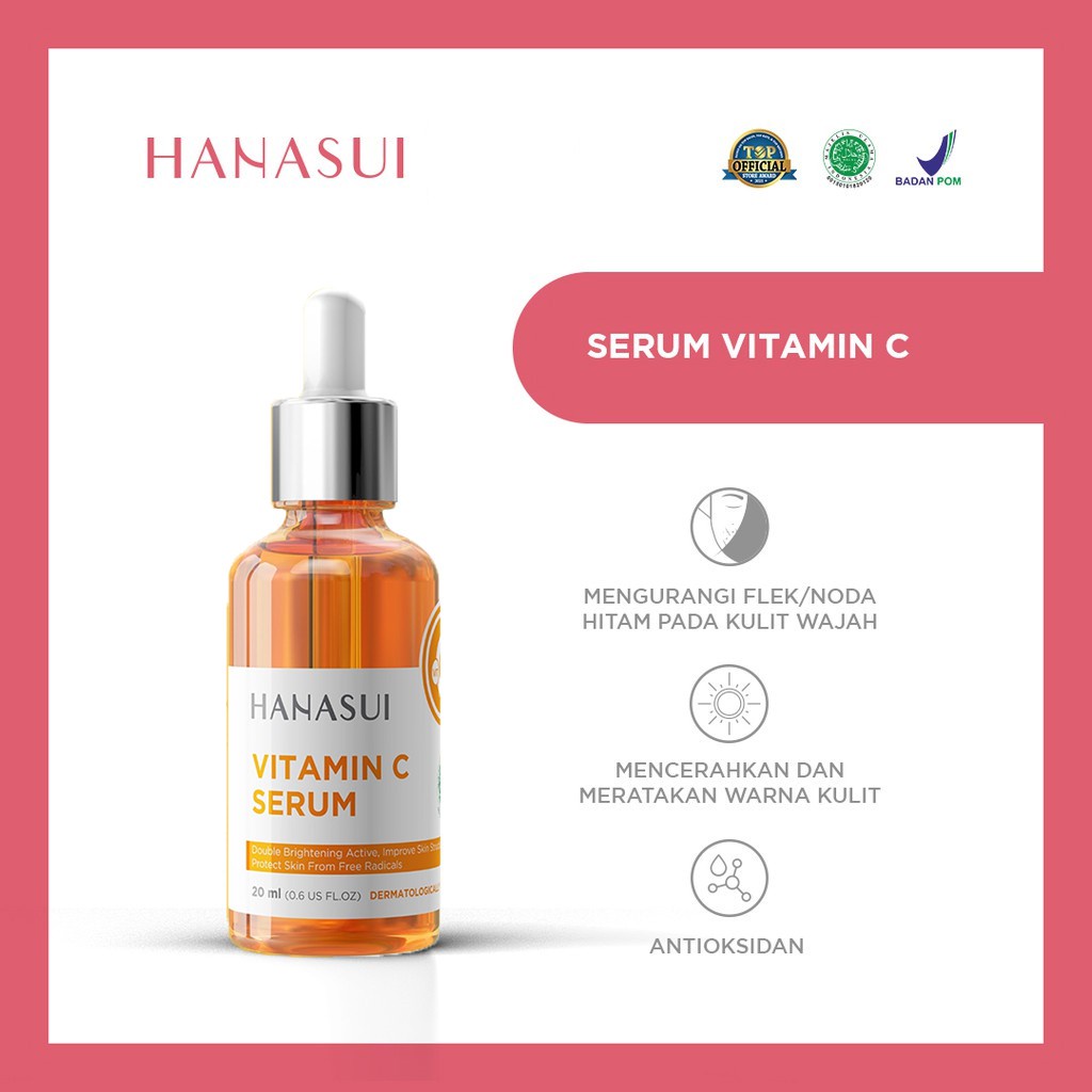 Hanasui Serum Vit C Vitamin C Hanasui 20ml Orange Shopee Indonesia