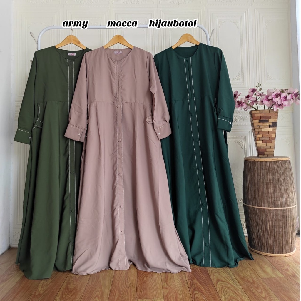 {COD}GAMIS KAISYA BENANG TENGAH//GAMIS WOLFIS PREMIUM