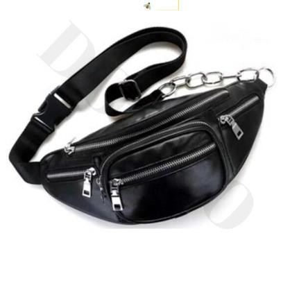 ♞ DOMMO - D1076 WAISTBAG IZY - TAS PINGGANG WANITA ☊