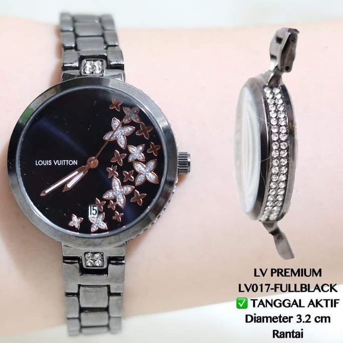 JAM TANGAN WANITA PREMIUM LV LOUIS VUITTON GROSIR TERMURAH PERMATA