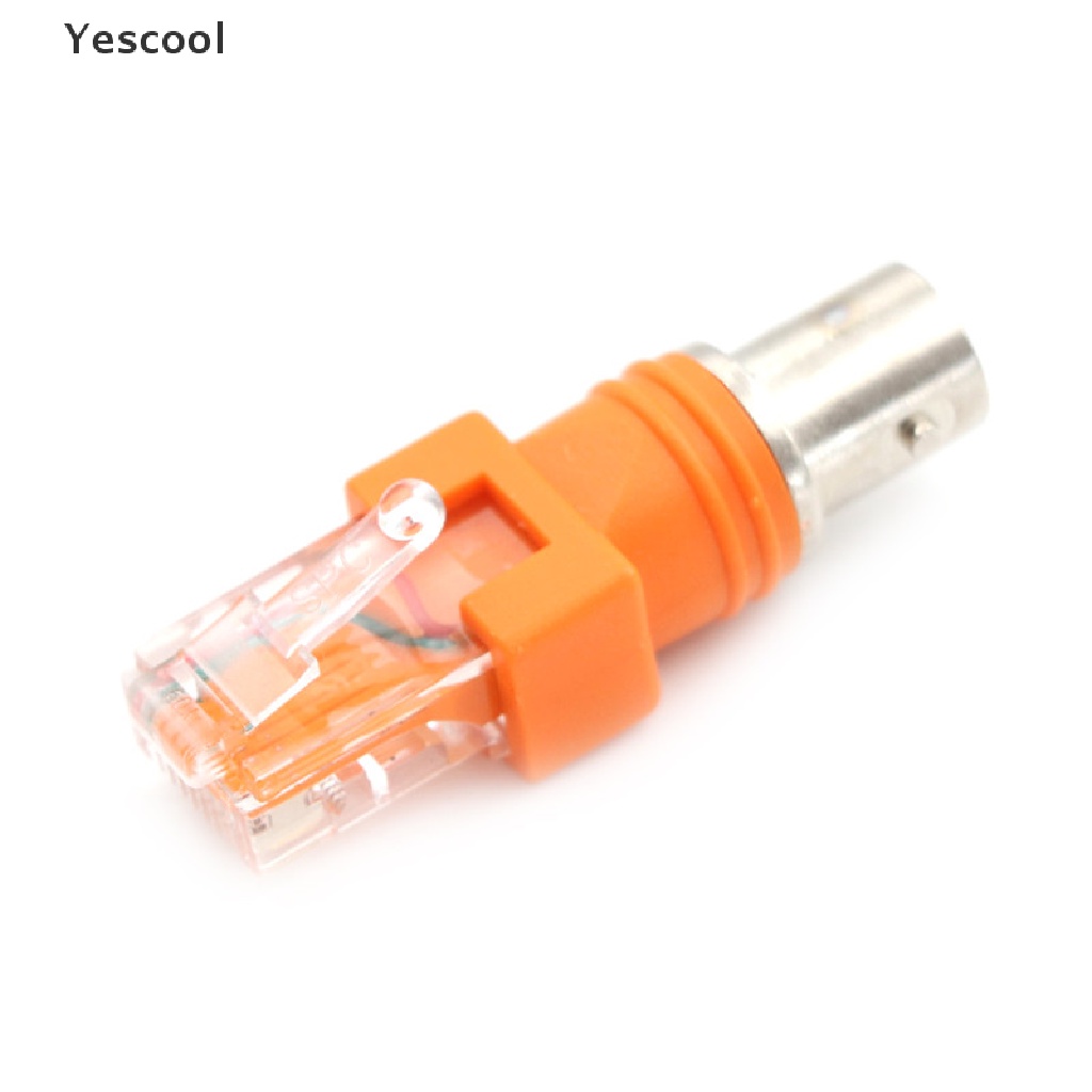 Yescool BNC Female to RJ45 Male Coaxial Barrel Coupler Adapter RJ45 to RF Connector .