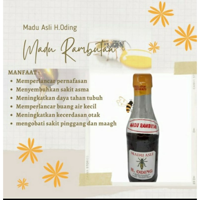 

Madu Asli H. Oding / Madu Rambutan / 300ml