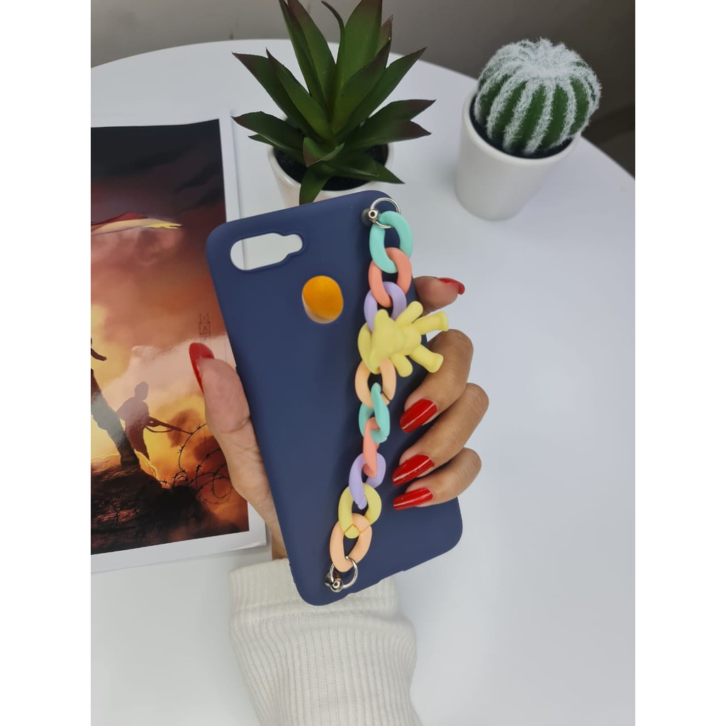 [CB] Softcase Rantai Bear - for Vivo V15 PRO Z1 PRO Y81 Y71 Y12 Y91 Y12S V11 PRO - Casing Handphone