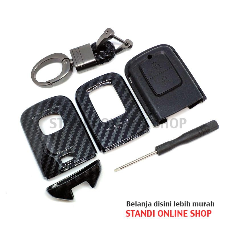 Cover Smartkey Sarung Kunci Remote Smartkey Honda Jazz HRV CRV Hitam