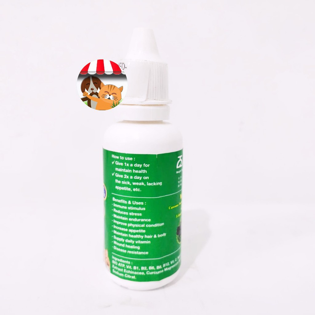 HERBS Herba vit 30 ml Vitamin - Kucing - Anjing - Kelinci Multivitamin