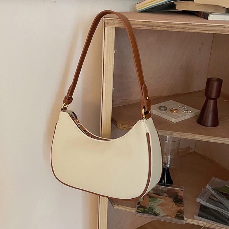 SORA WHITE - VINTAGE SHOULDER BAG (INITIAL NAMA/POLOS)